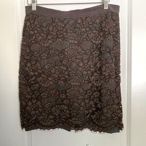 Ann Taylor loft lace skirt size 10